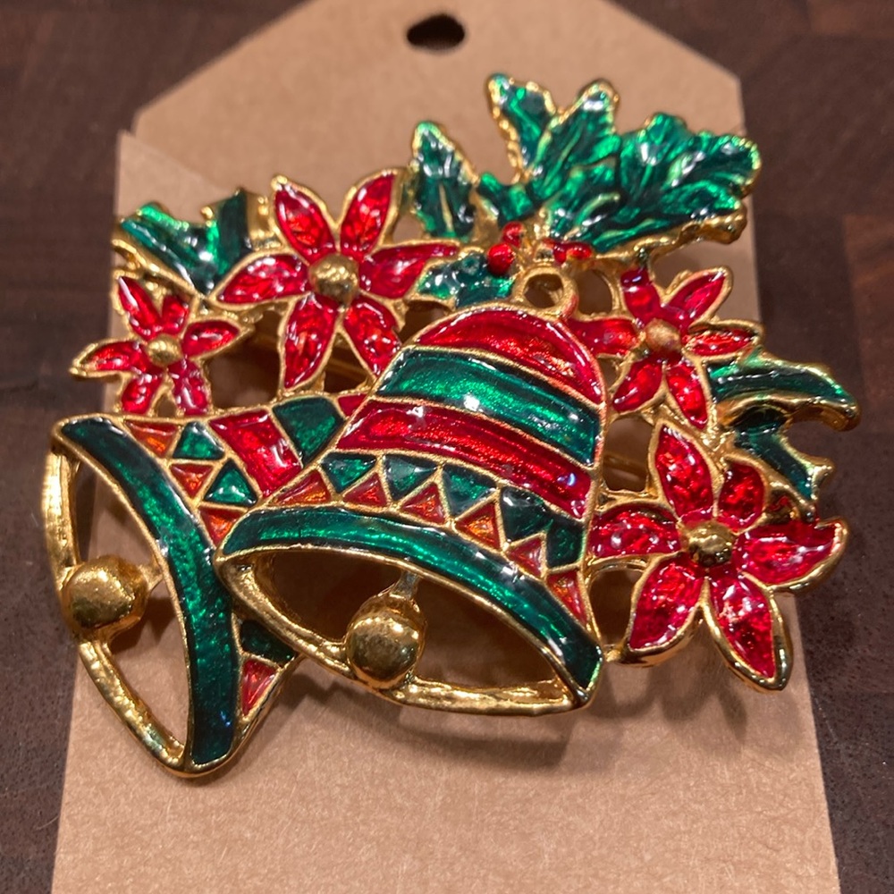 Vintage Bell Brooch